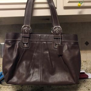 Coach leather bag
